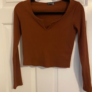 Chestnut colored cropped too